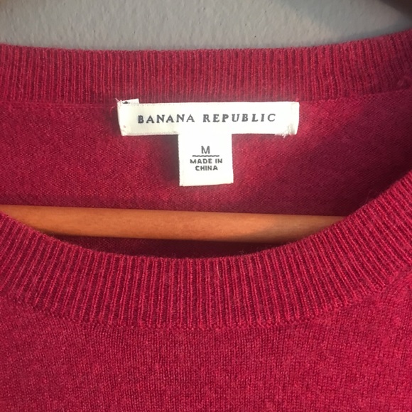 Banana Republic Sweaters Banana Republic Red Sweater Poshmark